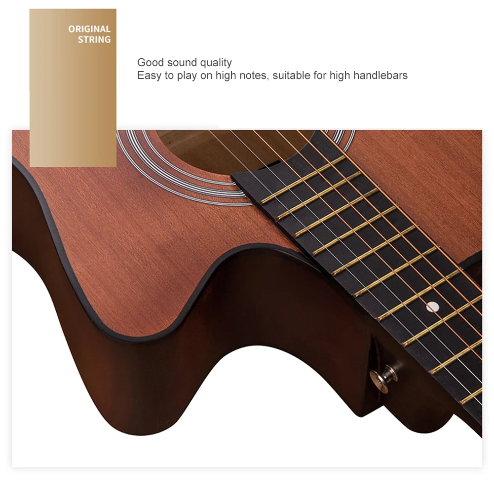 Acoustic Guitar Classical Guitar 38 Inch Acoustic Guitar Starter Kit Gig Bag Classical Basswood Guitar Music Instrument Kit Beginner Kids Adults acoustic guitar,classical guitar