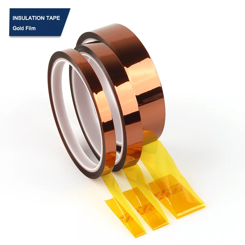 Gold High Temperature Heat BGA Tape Thermal Insulation Tape Electronics Board Protection Polyimide Adhesive Insulating Tape