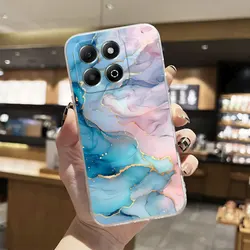 Luxury Clear Shockproof Silicone Soft Phone Case with Transparent Print Design for ZTE Nubia V60 (TM2751)