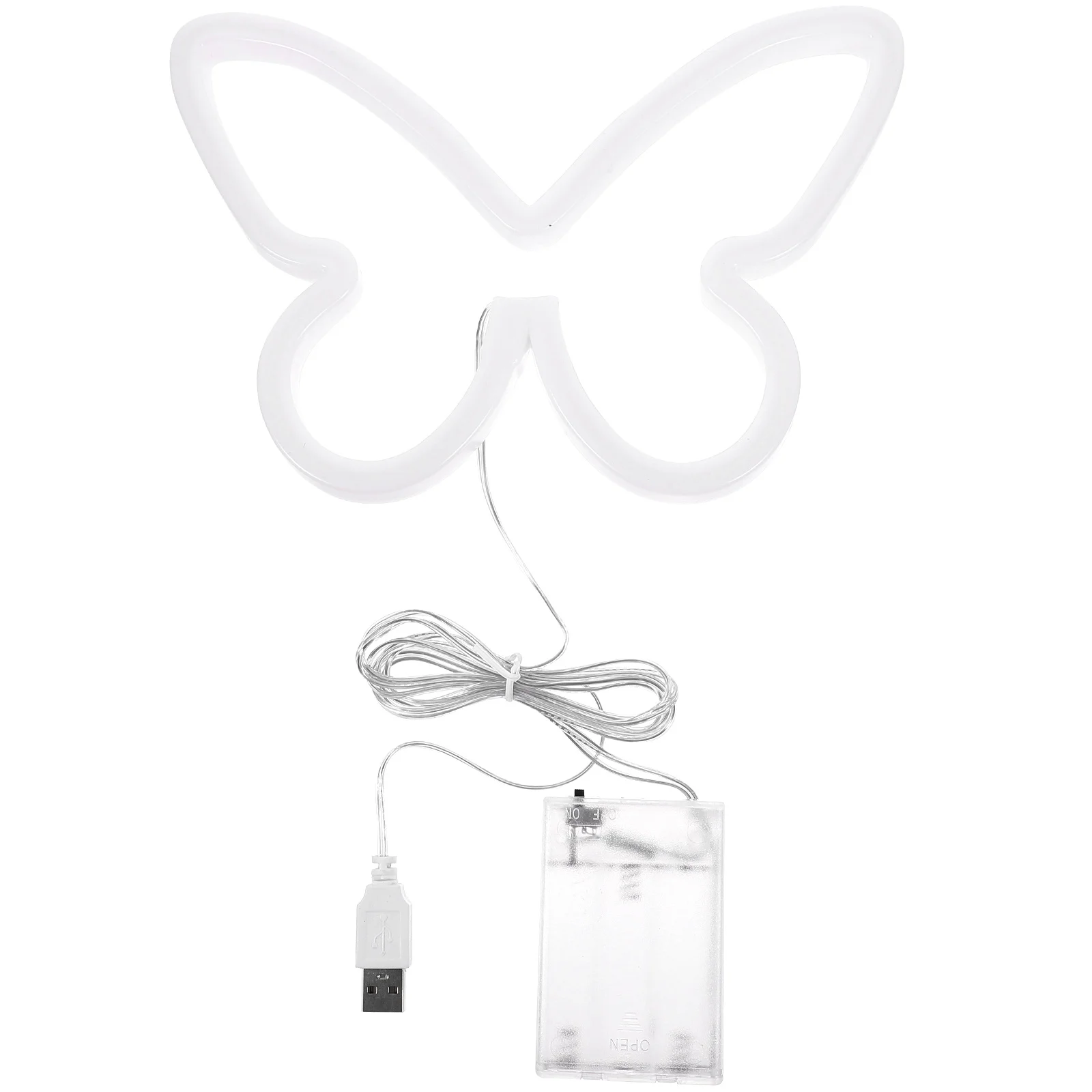 

Неоновая вывеска-бабочка, эргономичная неоновая лампа с USB-управлением для спальни