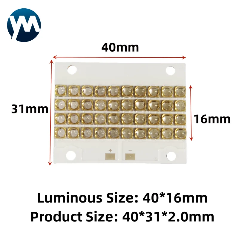 120W uv curing lamp led uv 365nm 385nm 395nm 405nm Led module led light for printer