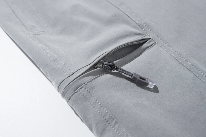 NUONEKO New Elastic Mens Hiking Pants Outdoor Sport Summer Quick Dry Waterproof Detachable Camping Trekking Climbing Cargo Pants