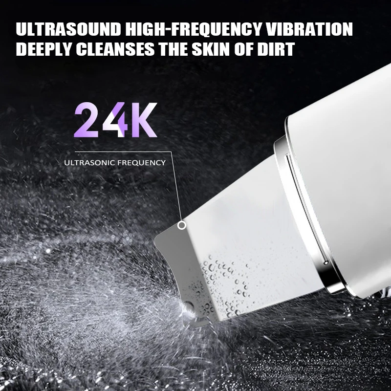 Ultrasonic Skin Extractor Facial Pore Cleaner Home Beauty Introduction Electric Blackhead Removal Instrument Negative ion