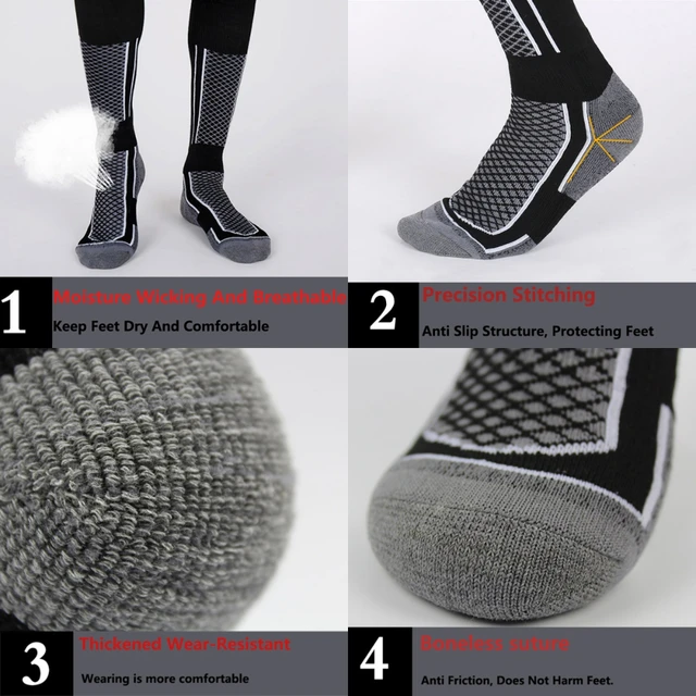 Winter Warm Thick Hiking Ski Socks 5