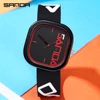 SANDA Quartz Watch For Man Luxury Sport Waterproof Clock Simple Design Men's Wristwatch Silicone Strap Watches Mens Reloj Hombre 1