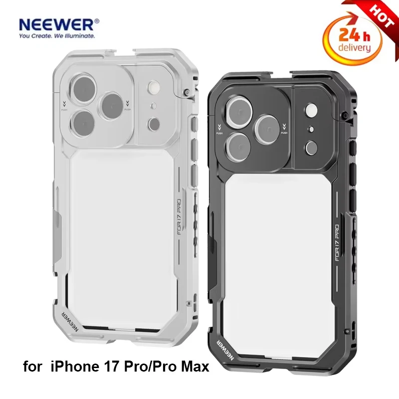 NEEWER Cage Téléphone Compatible Avec IPhone 17 Pro Max, Stabilisateur