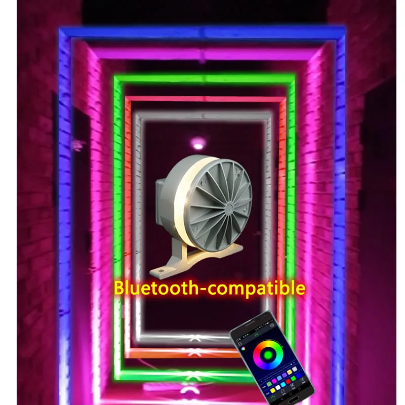 12W RGB LED Window Sill Light for Door Frame Wall KTV Hotel Bar Corridor Wireless LED Wall Lamps 360 Degree Waterproof IP67 led wall lamp wall light