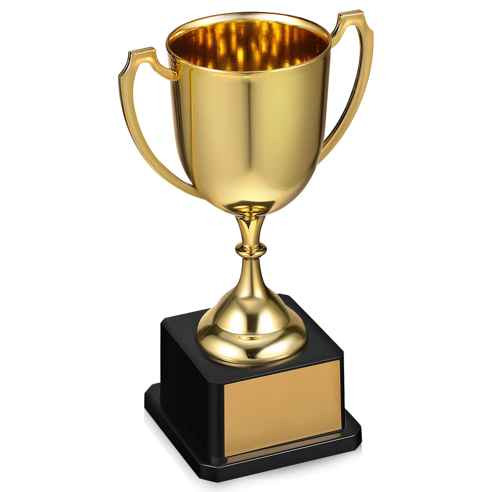 Gold Trophy with Foil Mini Plastic Unisex Trophies For Sports Party Favors Competition Preschool