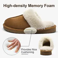 Crestar Women Winter Home Slippers Girls Warm Comfortable Fur Slippers Indoor Non-slip Shoes With Soft Soles Bedroom Slippers 2