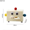 Cute Doll Tissue Box Creative Dining Table Plastic Tissue Box Kitchen Wet Wipes Tissue Dispenser Nordic Home Decoration Art 5