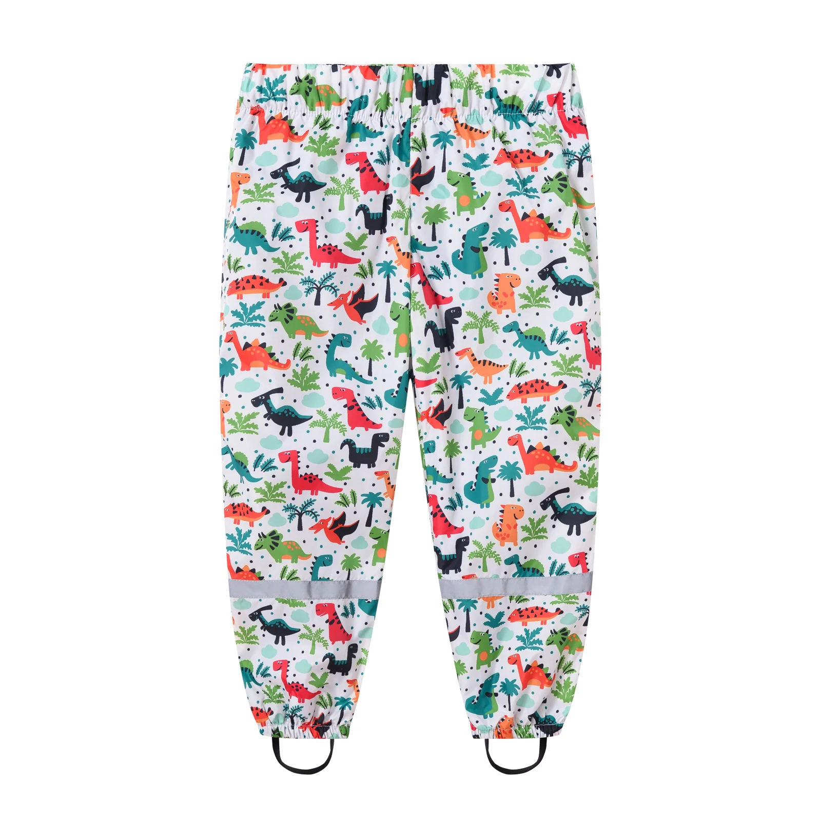 بنطال بخصر مرن للأولاد والبنات ، بنطال كاجوال للجوكر ، مقاوم للماء ، مطبوع لطيف ، دواسة