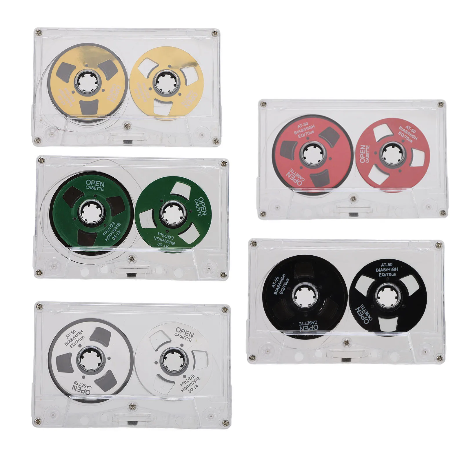 Lot De 50 Cassettes Audio Vierges Type I (C-75) – Ferrique, 37,5 Min Par Face, Neuf