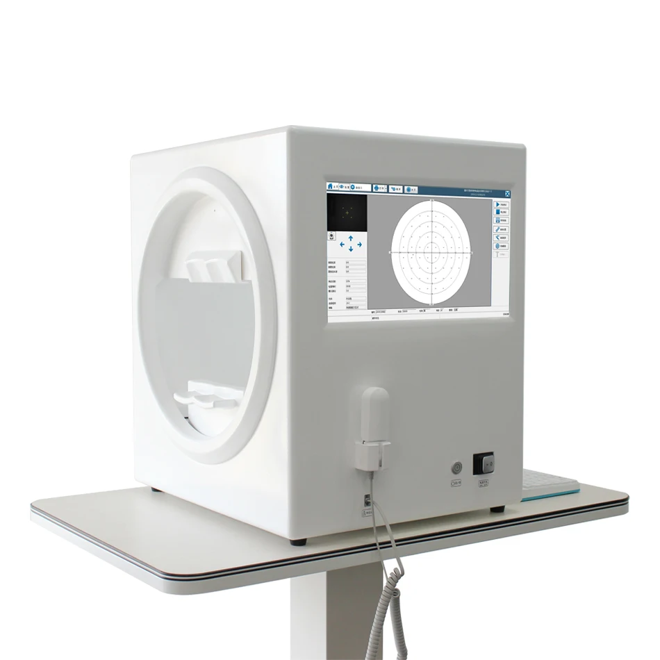 Automatic Eyeball Peripheral Vision Auto Perimeter Visual Field Analyzer with Printer Optical Instruments Ophthalmic Equipment
