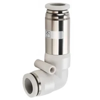 1PCS Pneumatic One-way Non Return Check Valve 90 Degree Elbow SPV 4mm 6mm 8mm 10mm 12mm Push In Quick Connect  Air Hose Fitting 6