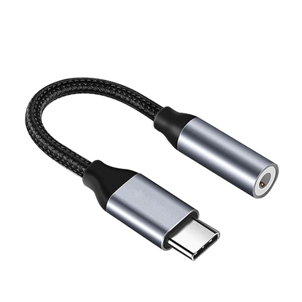 USB C Type C To 3.5mm Aux Adapter Type c 3 5 Jack Audio Cable Earphone Cable Converter for iPhone 15 Pro Samsung Galaxy S24 S23