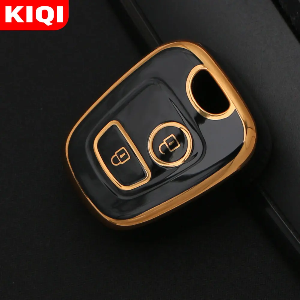 Key Case Key Case Cover Car Key Shell Flip Key Fob Shell TPU Car 2Button Key Cover For Peugeot 106 107 206 207 307 Citroen C1 C2 C3 C4 XSARA PICASSO Toyota AYGO