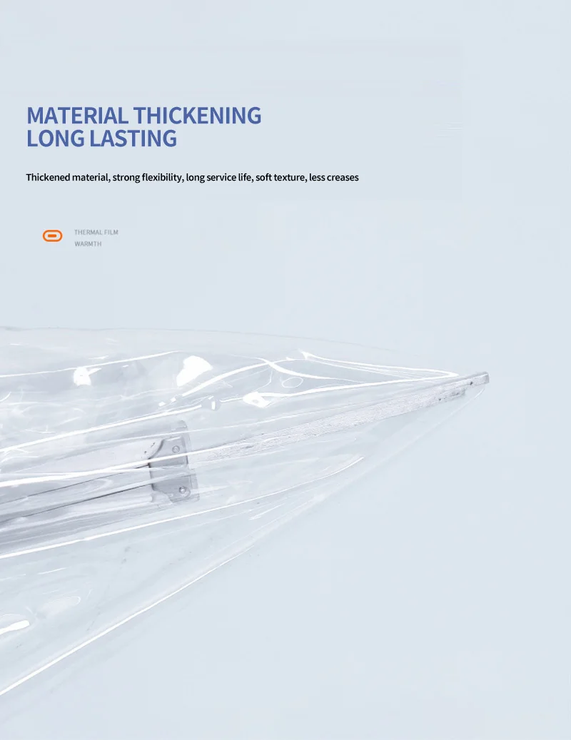 Description Picture 6 of itemDIY Window Insulation Screen Adjustable EVA Window Film Transparent Soft Glass Film For Window Warm in Winter and Cool in Summer