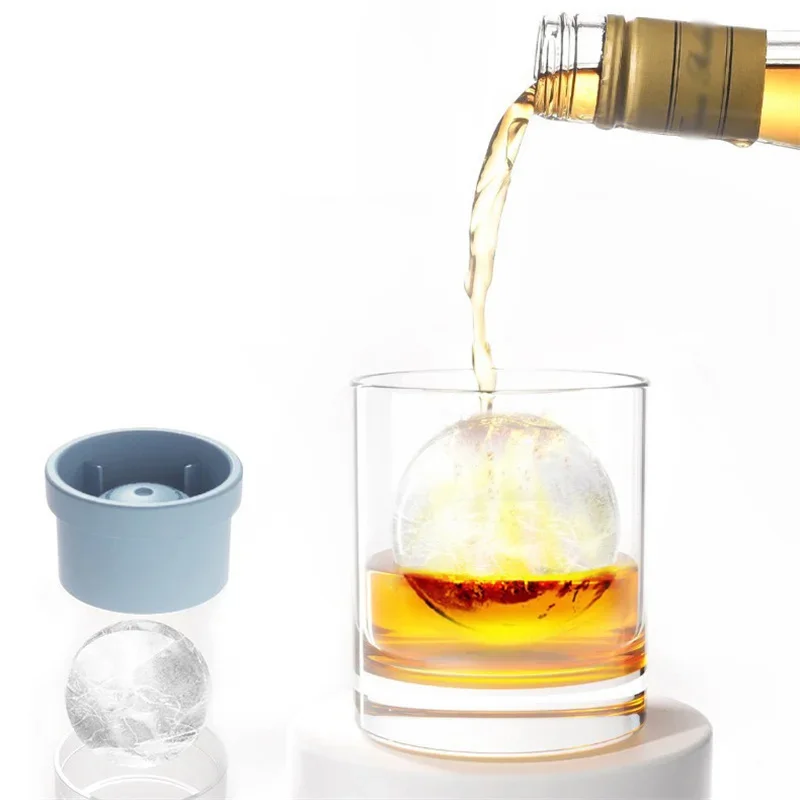 Silicone Sphere Ice Mold For Cocktails Whiskey