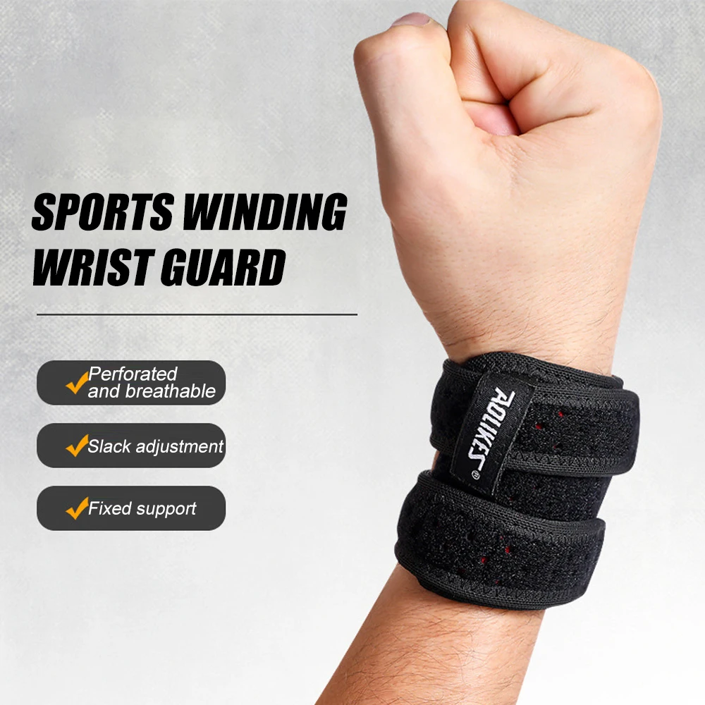 Wrist Brace Wraps Compact Wristband Compression Straps Support For Workout Tennis Weightlifting 1Pcs wrist brace wrist guard wrist support band wrist straps wrist support