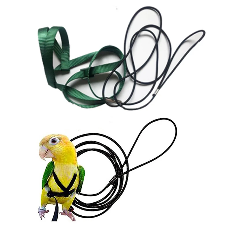 Training Flying Traction Rope Anti-Bite Training Rope Bird Leash Parrot Flying Rope Parrot Harness Bird Harness Leash