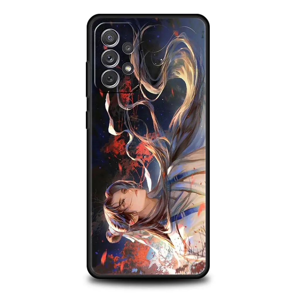 Versatile Protective Phone Case Featuring Erha and His White Cat Master Design