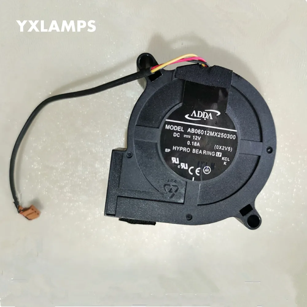 

Brand New Projector Blower Fan FOR ADDA AB06012MX250300 60x60x25mm 12V 0.18A Cooling Cooler Turbo Fan for BENQ MX703