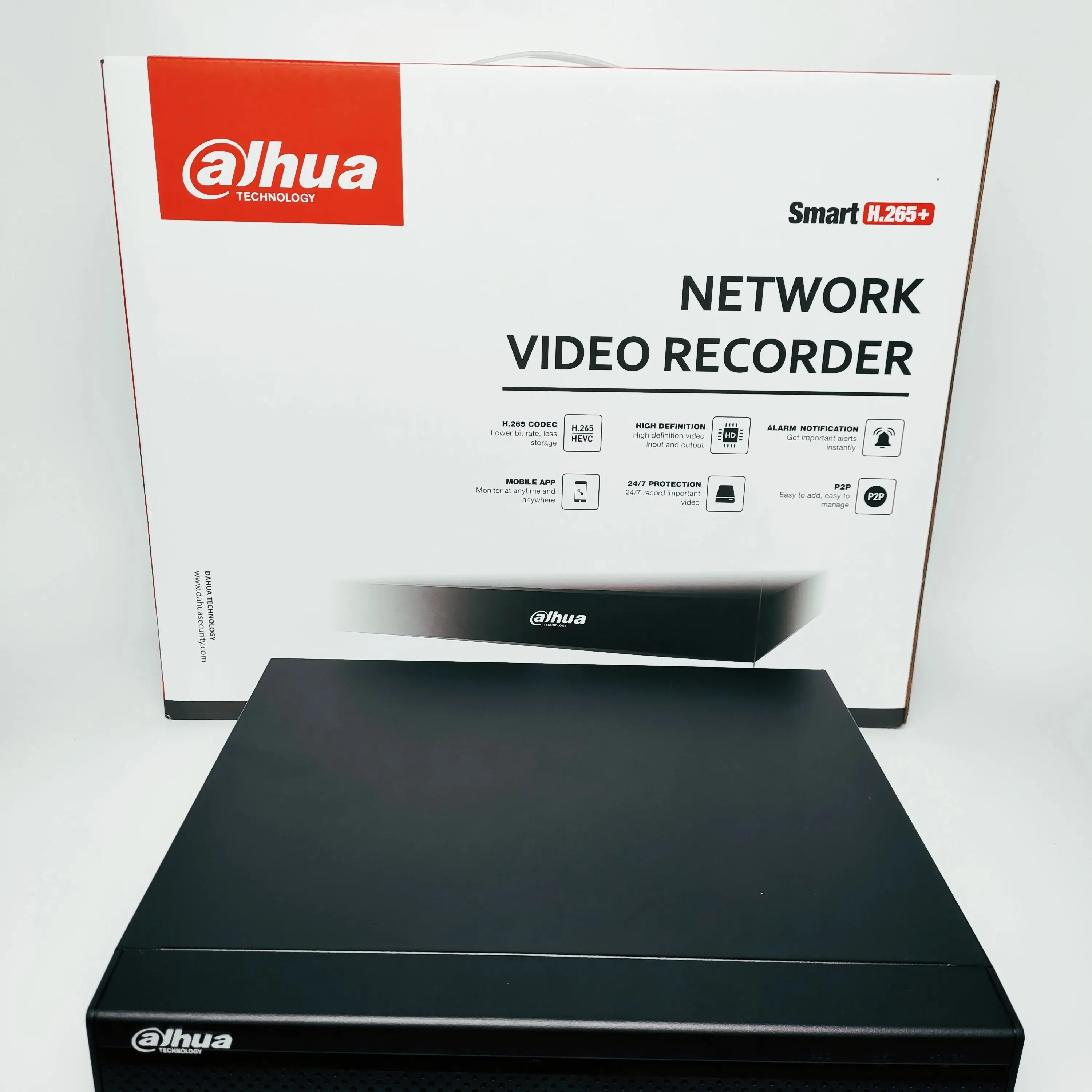 Original Dahua NVR2104HS-P-4KS3 and NVR2108HS-8P-4KS3 4 /8 Channel Compact 1U NVR POE Network Video Recorder