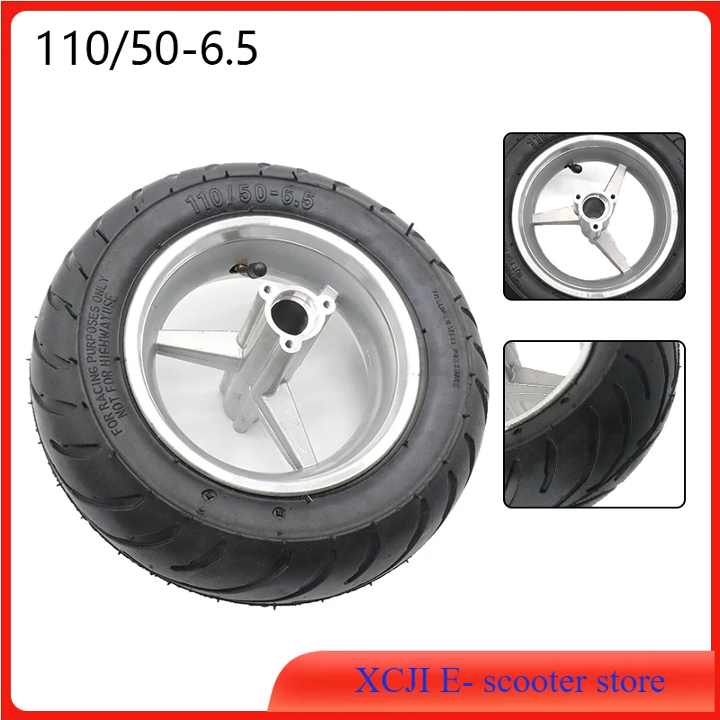 

Rear 110/50-6.5 Pneumatic Inner Tube Outer Tire Wheel Hub Rim Accessories for Racing Purposes Only