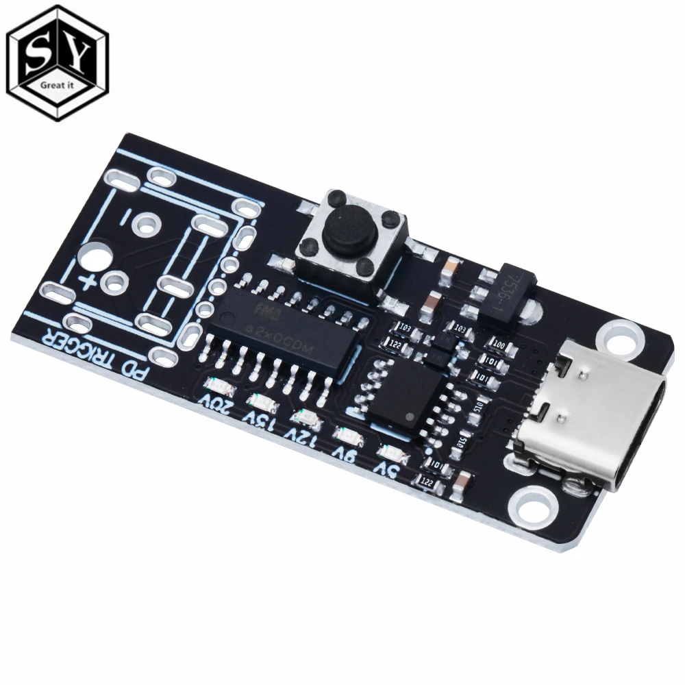 100W USB-C Fast Charge Trigger Module with PD/QC Support
