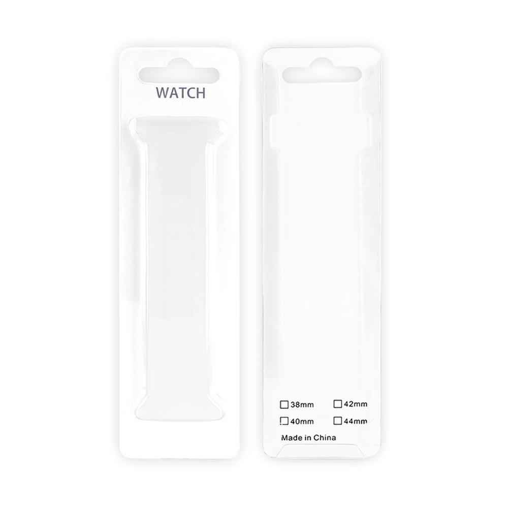 20Pcs Simple Mini Style Package Box Watchband For Apple Watch Band Storage Leather Silicone Nylon iWatch Strap Metal Packing Box