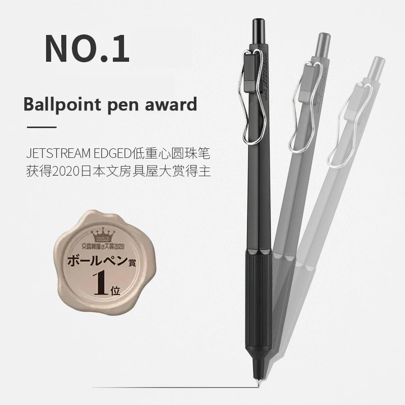 Ballpoint Pen Japan UNI JETSTREAM EDGE Ultra Fine Ballpoint Pen SXN-1003 Metal 0.28/0.38mm Fast-Drying for business signing Japanese Stationer
