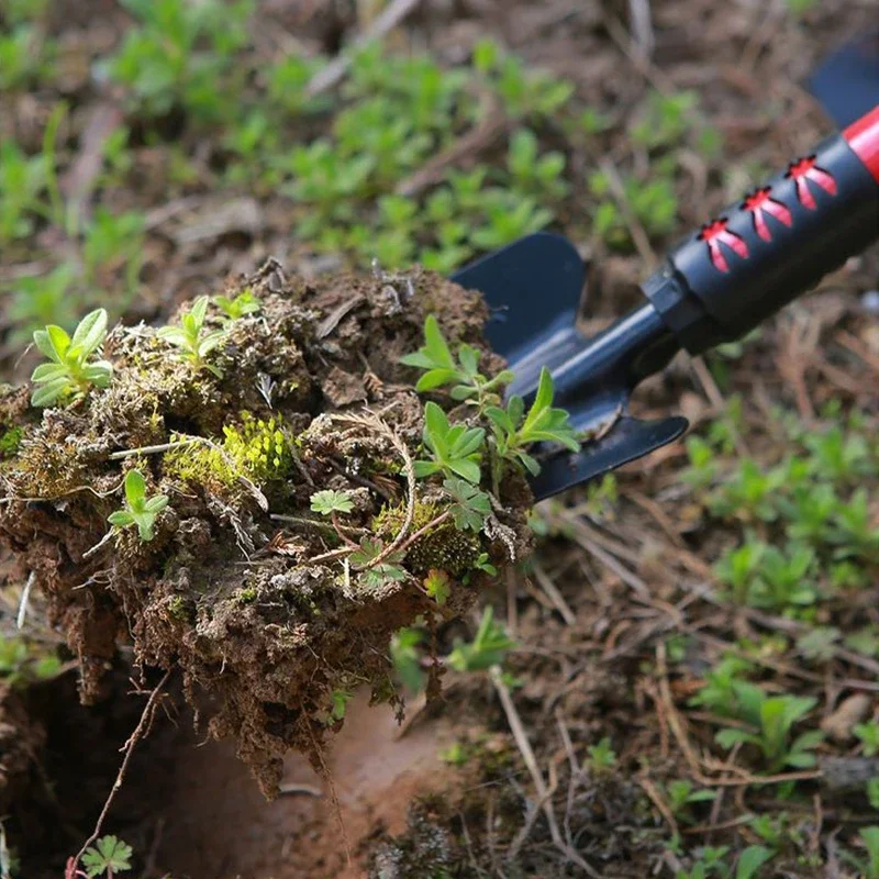 Gardening Spade Five-tooth Harrow Bonsai Tools Planting Flowers Vegetable Tools Digging Soil Shovel Weeding Household Shovel garden shovel gardening tool set garden tool