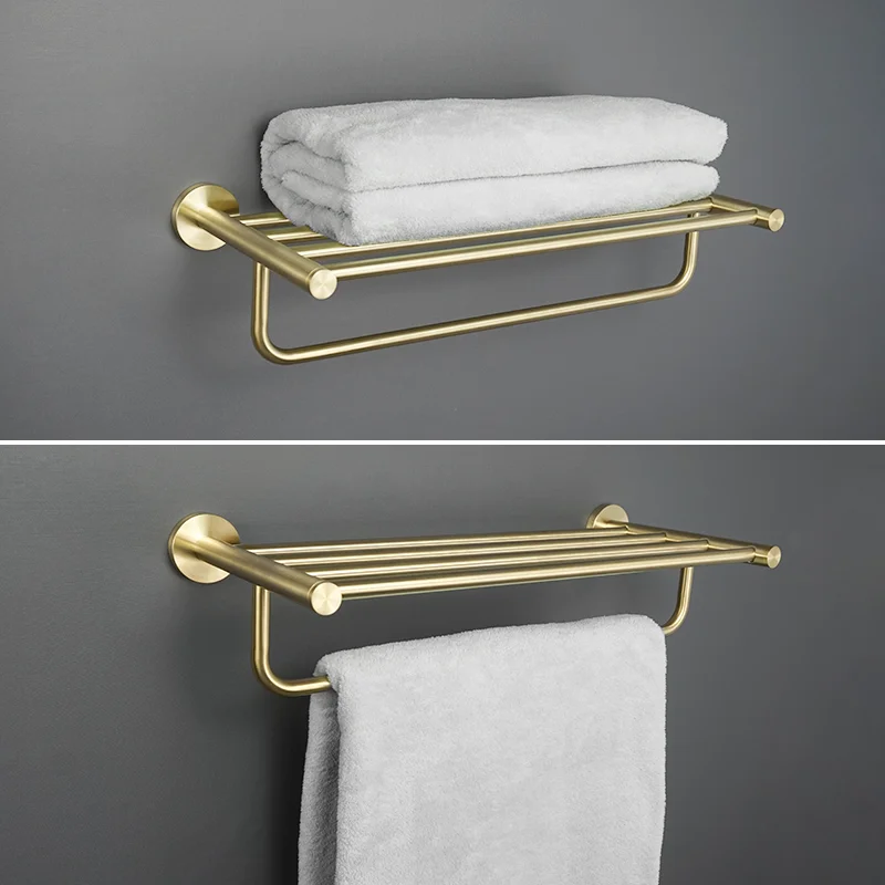 Brushed Gold Bathroom Hardware Set 5