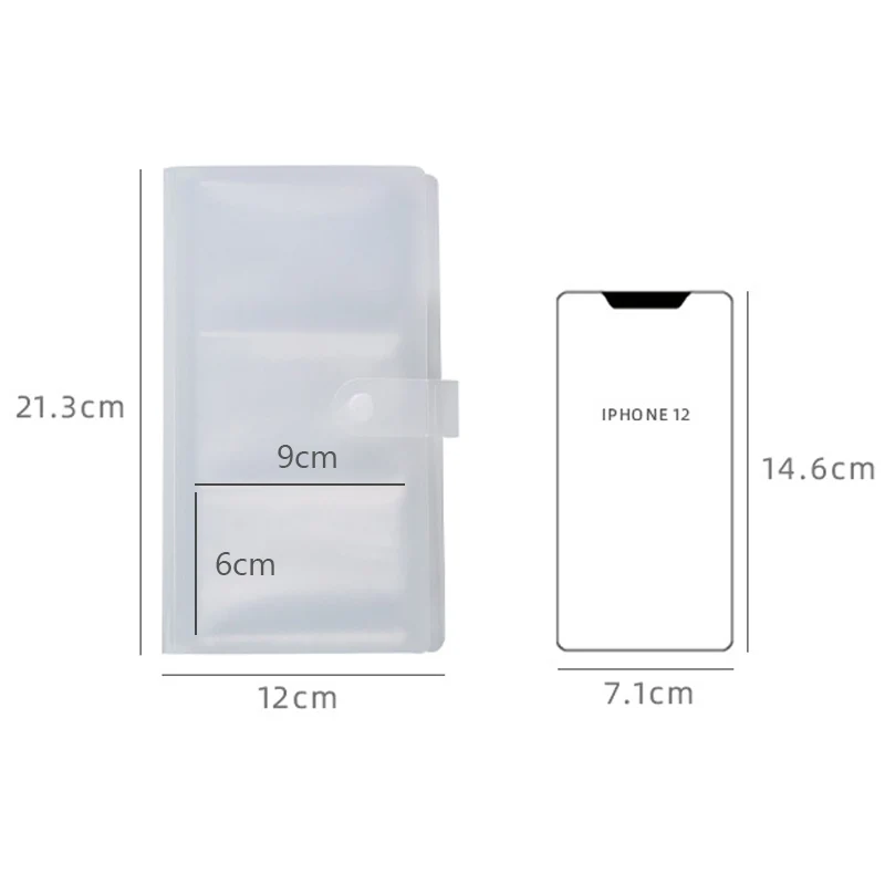120/240 Slots Transparent Card Storage Book Credit Bank Card Business ID Name Holders Ticket Package Collection