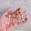 60 PCS 108PCS 17*22*40mm Small Glass Bottles Cork Stoppers DIY Decoration Mini Glass Vials Message Glass Vial Wishing Bottles 1