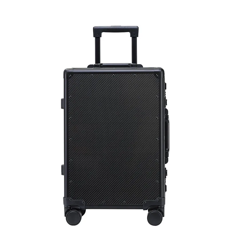 High-End Full Carbon Fiber Luggage Universal Wheel  Aluminium Frame Luggage Woman Boarding Bag Male Business Travel Suitcase