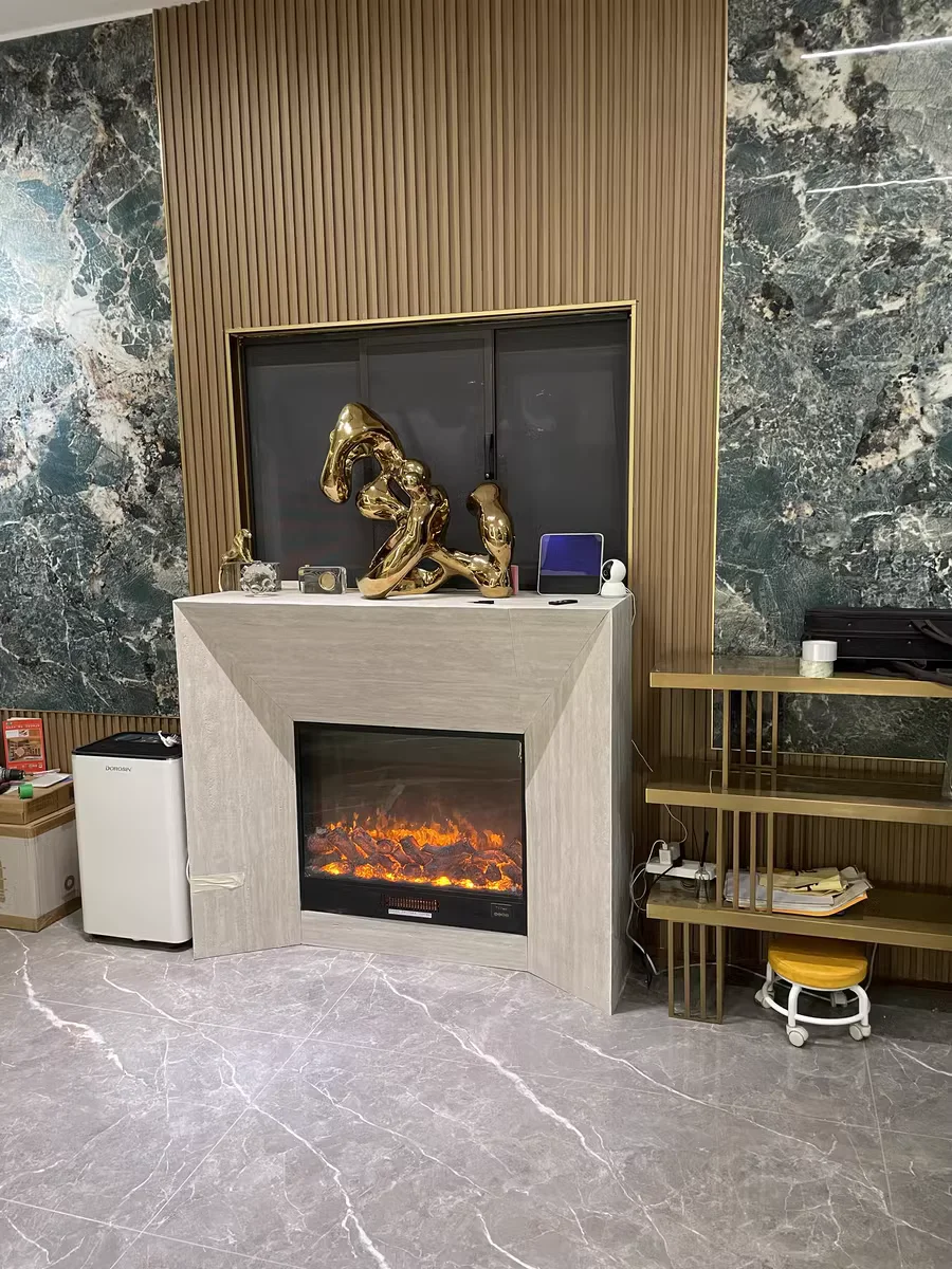 Electric Fireplace insert Firebox Chimney burner LED Optical Artificial Emulational Flame fire decoration YX310TB