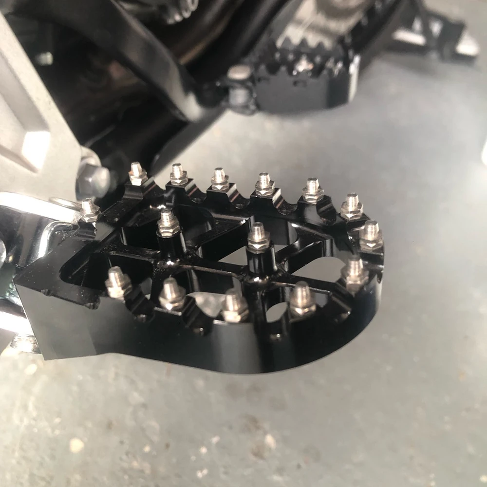 Motorcycle Footrests Motorcycle Footrest Footpeg For Yamaha YZ 65 85 125 250 125X 250X 250FX 450FX WR 250F 450F YZF WRF 250 450 2001 -