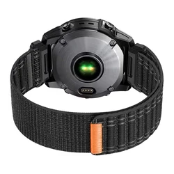 Premium Woven Nylon QuickFit Band - Universal Adventure Strap Bracelet - 1pcs QuickFit 22mm (A - Black)