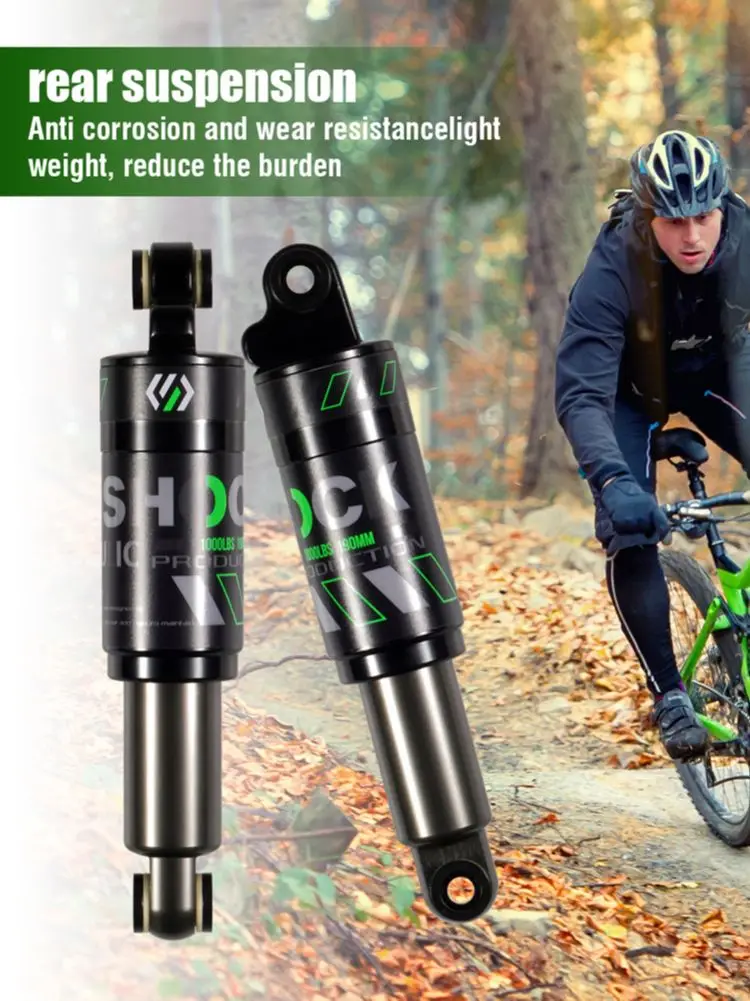 Shock Absorber Bike Rear Shock 120/125/150/165/185/190/200mm Bicycle Oil Spring Biliary Bike