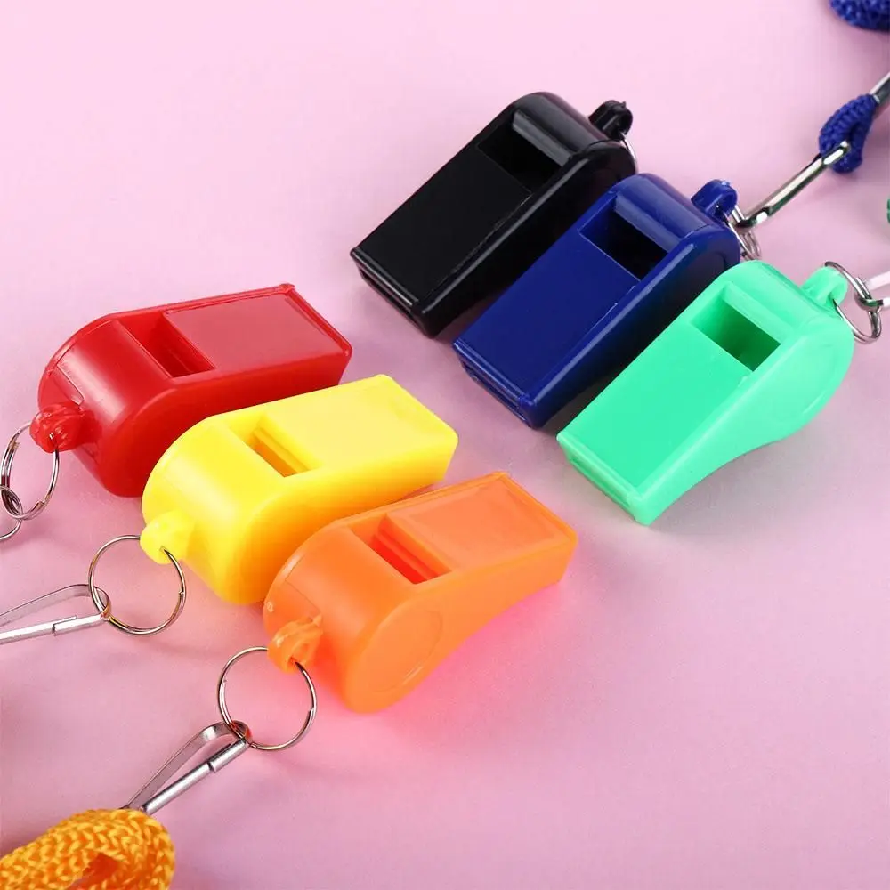 Professional Cheer Whistle Sports Football Basketball Referee Training Whistle Outdoor Survival With Lanyard Cheerleading Tool sport whistle soccer whistle