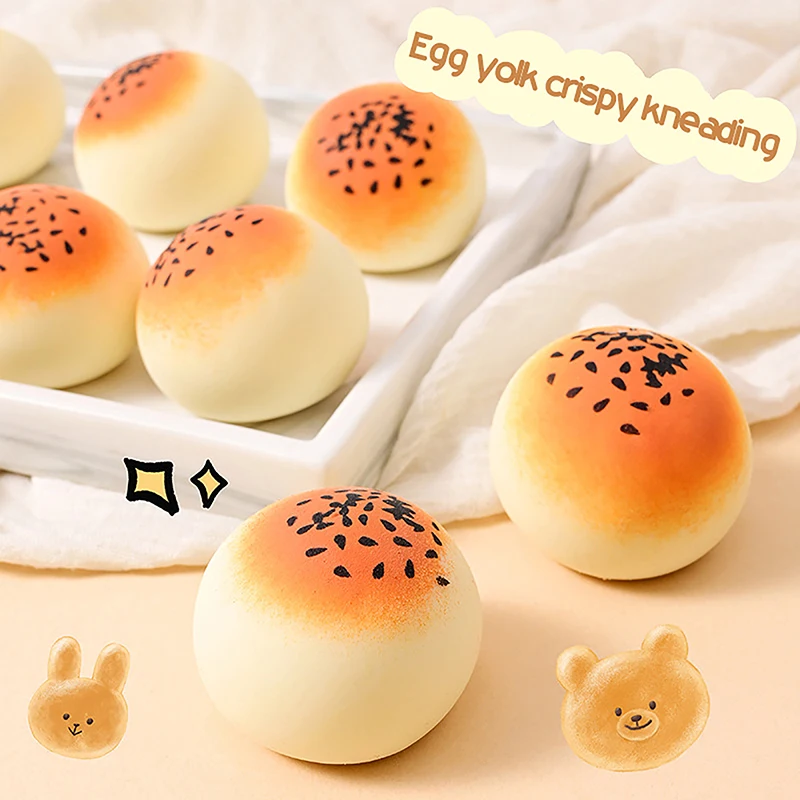 

Simulation Yolk Pastry Mochi Decompressio Toys Squeeze Soft Stress Relief Funny Toys For Adult And Childrens Gift