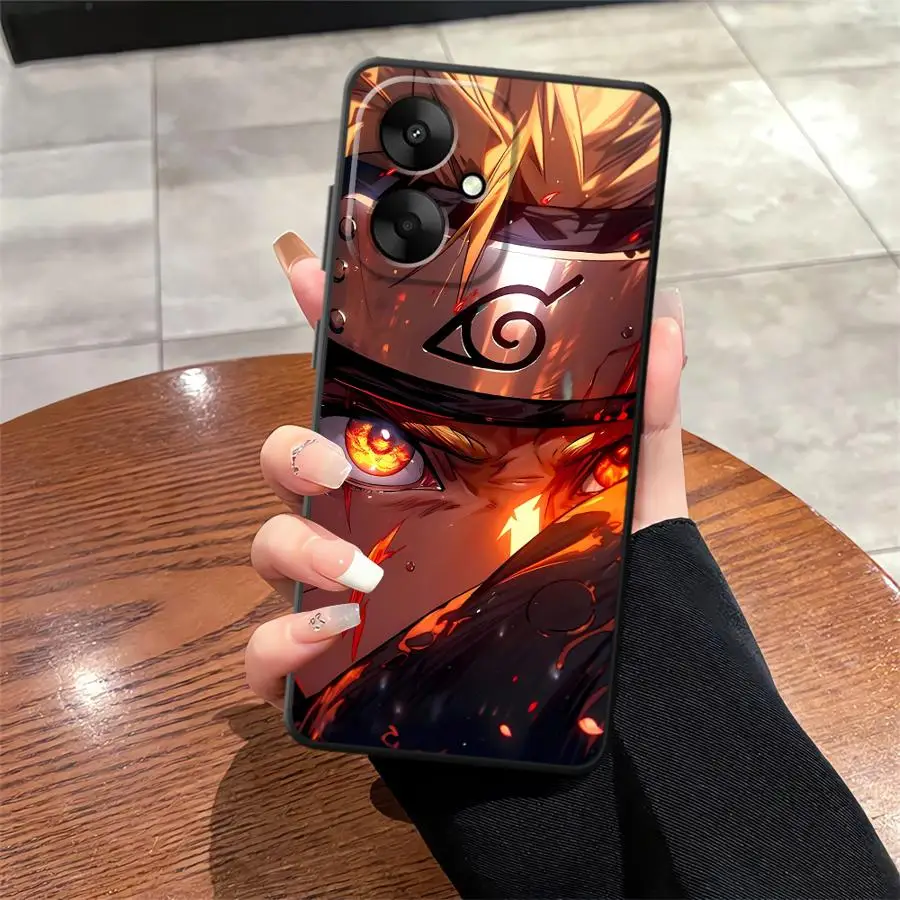 Narutos Cool Black Soft Phone Cover Case