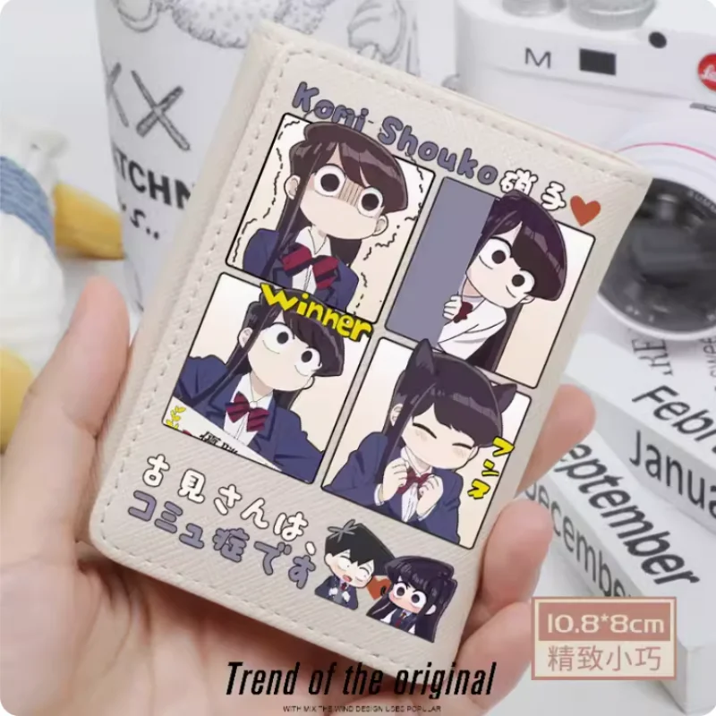 Anime Komi-san wa, Komyushou desu Wallet Women Fold Bag Multi Card  Coin Pocket Holder Fashion Wallet Gift
