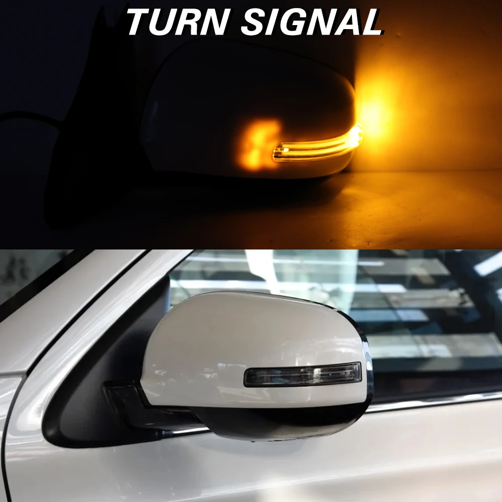 Compatible With Mitsubishi For Lancer 2016用サイドミラーインジケーターフラッシャー流れるウ  ミラーターンシグナル サイドマーカー に適合する ランサー 2016 LED 流れるターンシグナル ウィンカー ライト サイドミラー インジケーターランプ