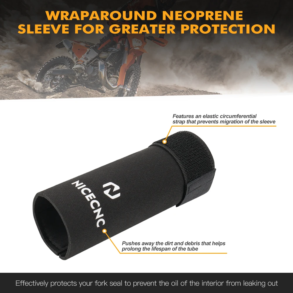 6 "Vorderradgabel Socke Dichtung Schutz Für KTM EXC 300 TPI SXF 450 Für Husqvarna TE 300 FE 450 Für GasGas EC 300 250 Für Beta RR 300 – Detail 3