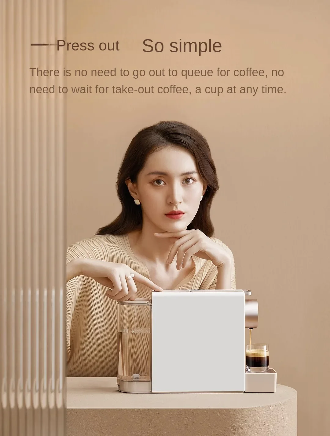 Description Picture 4 of itemCapsule Coffee Machine Mini Office Household Small 220V Automatic Italian Latte Machine Cafetera Dolce Gusto 캡슐 커피머신 Nespresso