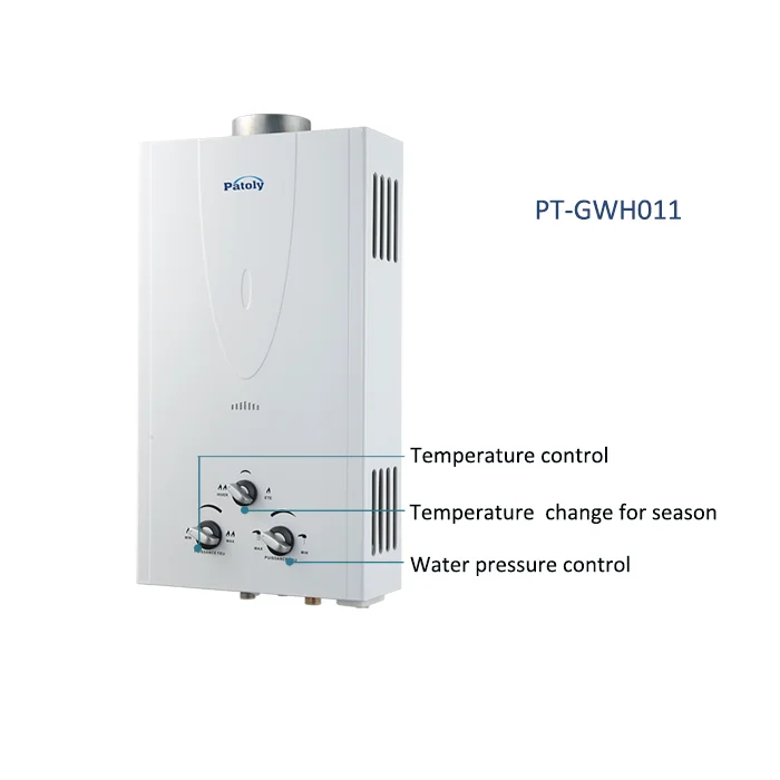 New In Stock Shower Geyser 6 8 10 12 16 Litre Tankless Instantaneous Camping Domestic Gas Water Heater White Steel Wall Mounted 4