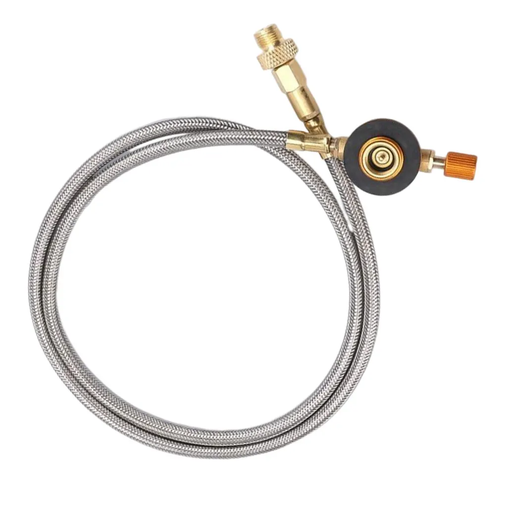 Portable Camping Stove Extension Hose Wild Cooking Burner Adapter Tube