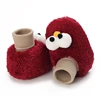 Cartoon Cute Baby Children's Shoes Men's and Women's Flat Shoes Elastic Rope Plush Warm and Comfortable Socks Shoes 0-18M 5